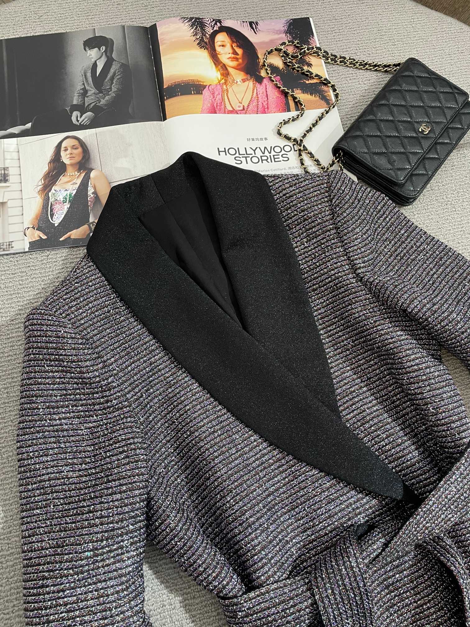 Chanel-Inspired Tweed Bathrobe Jacket - Image 3