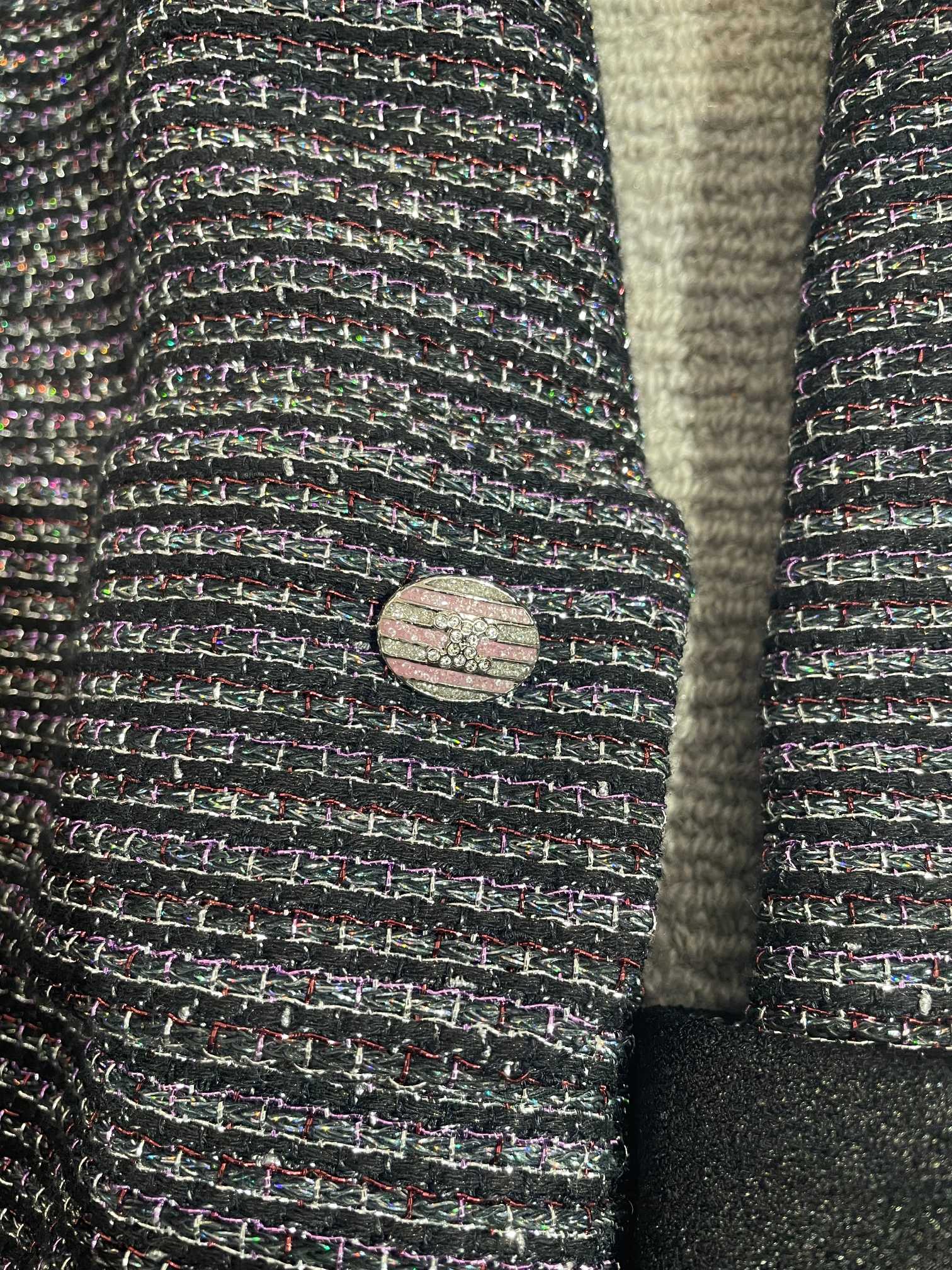 Chanel-Inspired Tweed Bathrobe Jacket - Image 4