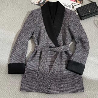 Chanel-Inspired Tweed Bathrobe Jacket
