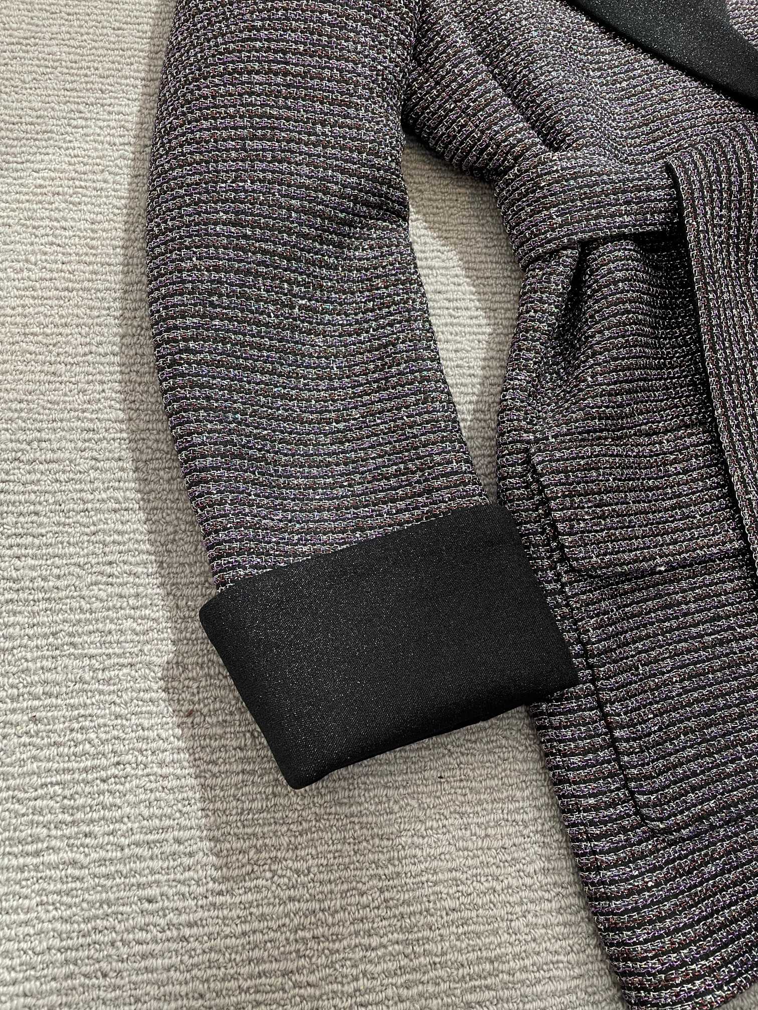 Chanel-Inspired Tweed Bathrobe Jacket - Image 2