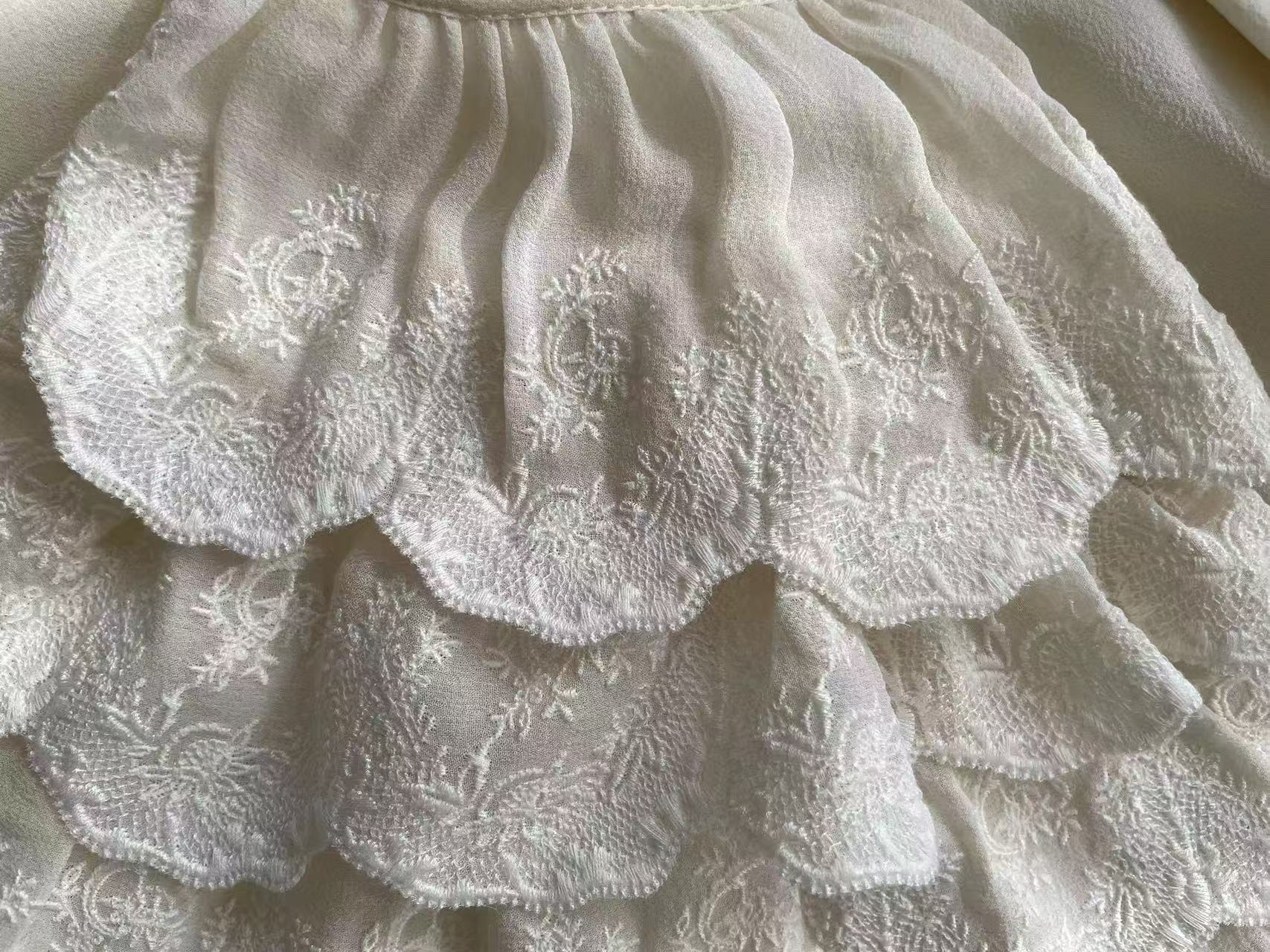 Chloe Embroidered Silk Blouse - Image 7