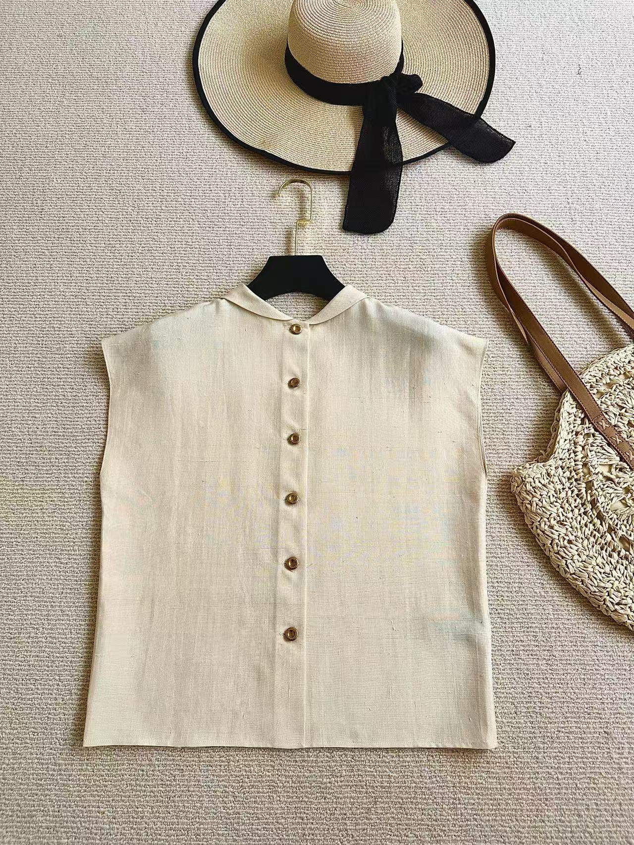 Loro Piana Reversible Silk Top - Image 4