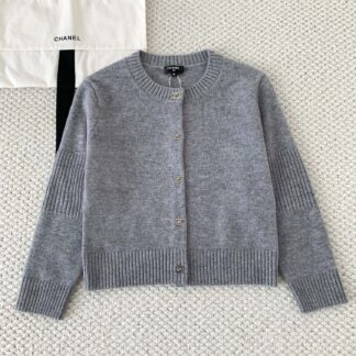 Chanel Backpack-Style Cashmere Knit Cardigan