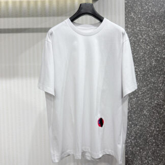 Bottega Veneta 26 Summer Cotton Knit T-Shirt with Abstract Face Print