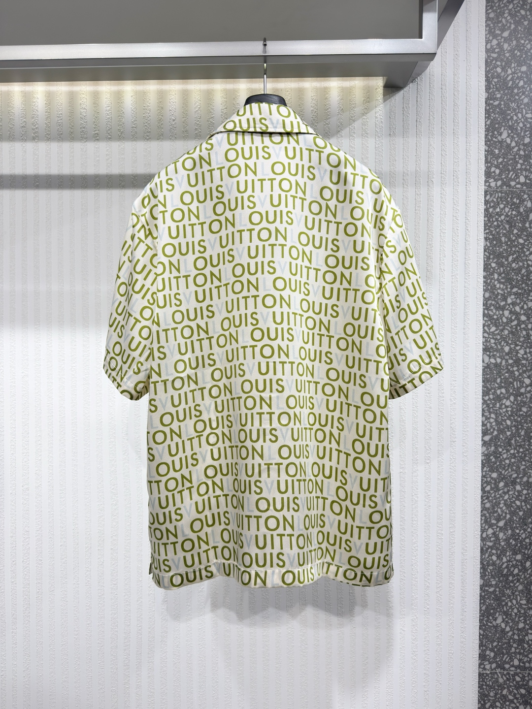 Louis Vuitton 25 LV Maze Print Silk Shirt - Image 2