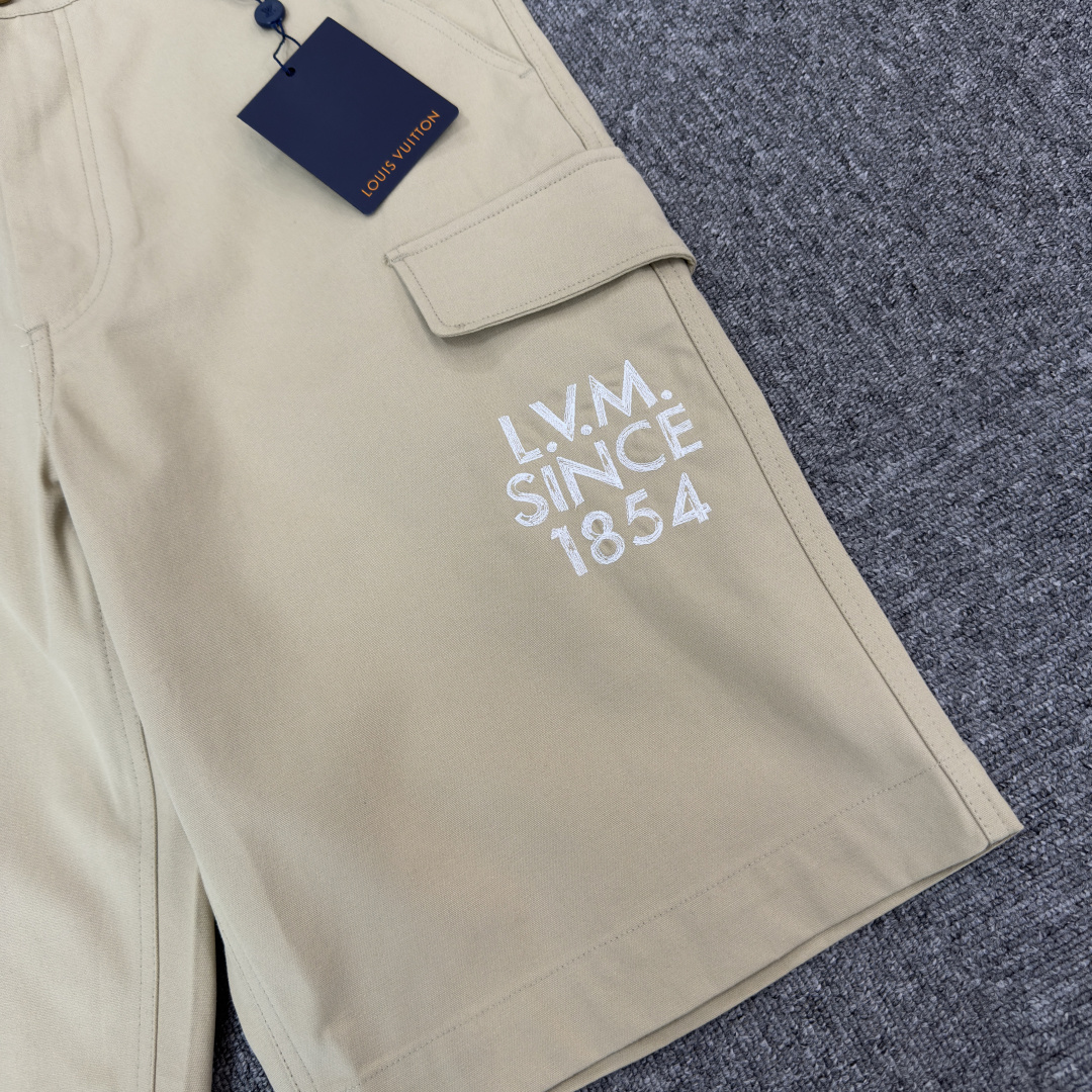 Louis Vuitton 26ss Functional Cotton Cargo Shorts - Image 7
