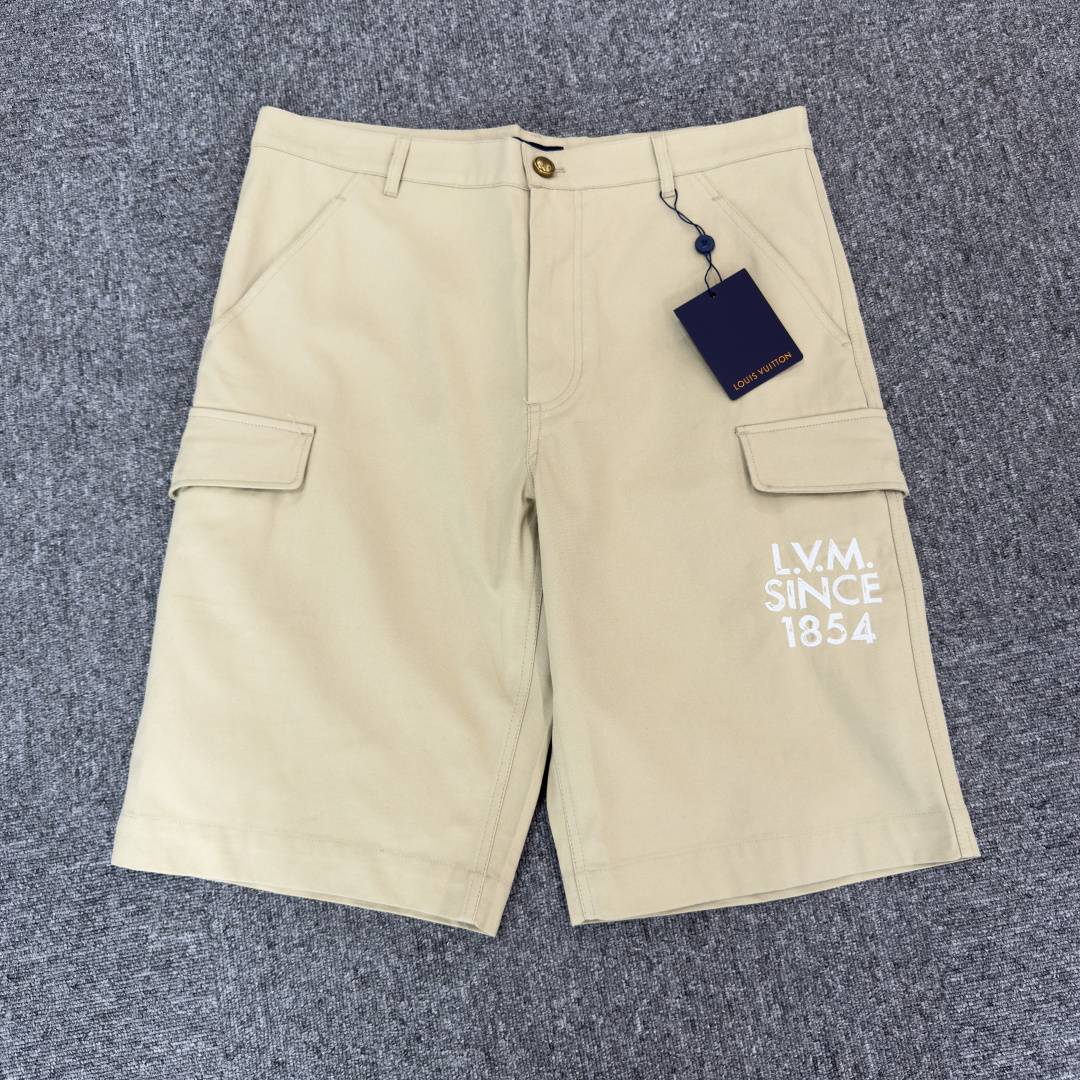 Louis Vuitton 26ss Functional Cotton Cargo Shorts - Image 3