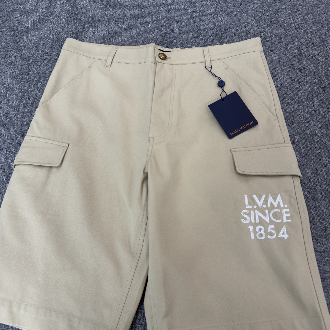Louis Vuitton 26ss Functional Cotton Cargo Shorts - Image 5