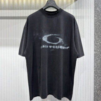 Balenciaga Spring 2026 Washed Crayon Loop Medium Fit T-Shirt