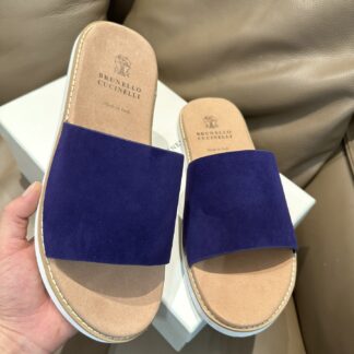 Brunello Cucinelli Premium Leather Slippers For Men