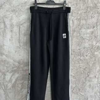 CASA BLANCA 2025SS Side-Striped Knit Wool Trousers