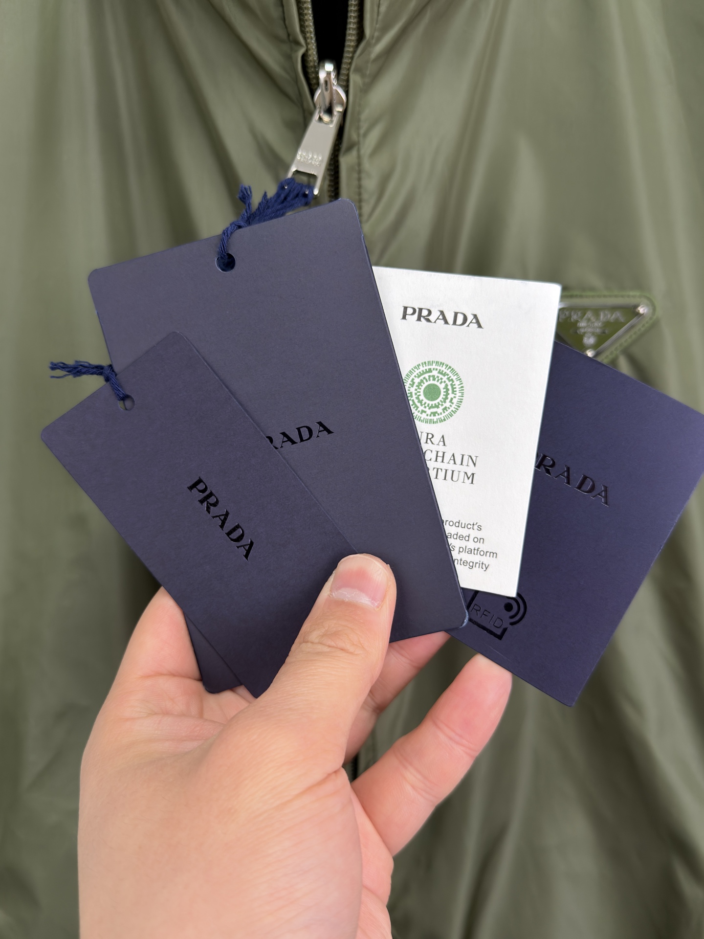 Prada Men's Spring/Summer 2026 Stand Collar Reversible Jacket - Image 8