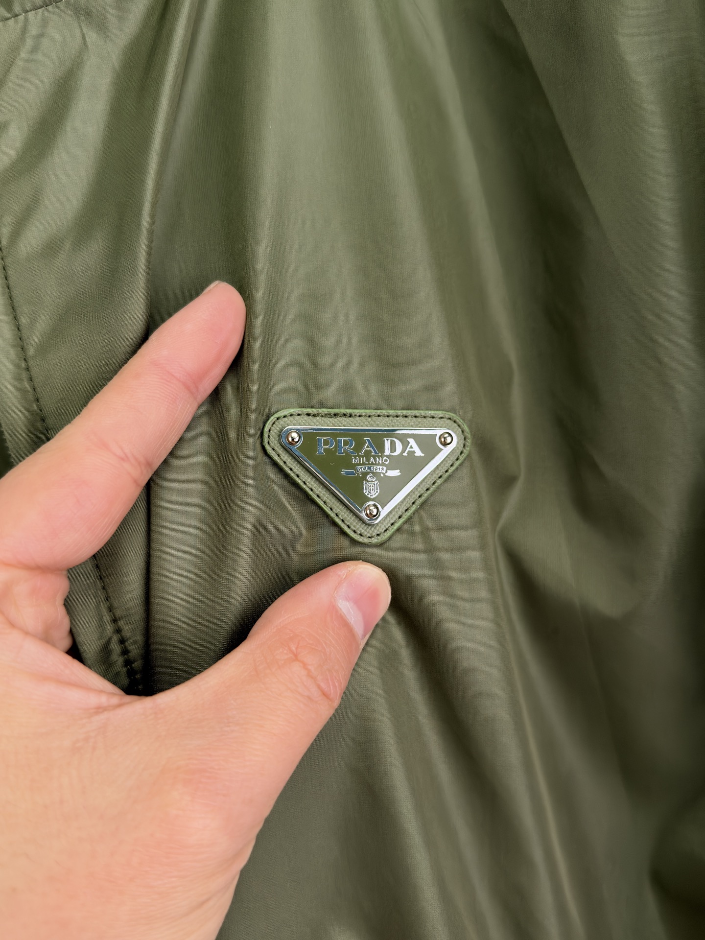 Prada Men's Spring/Summer 2026 Stand Collar Reversible Jacket - Image 6