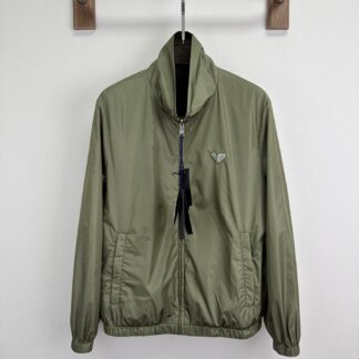 Prada Men's Spring/Summer 2026 Stand Collar Reversible Jacket