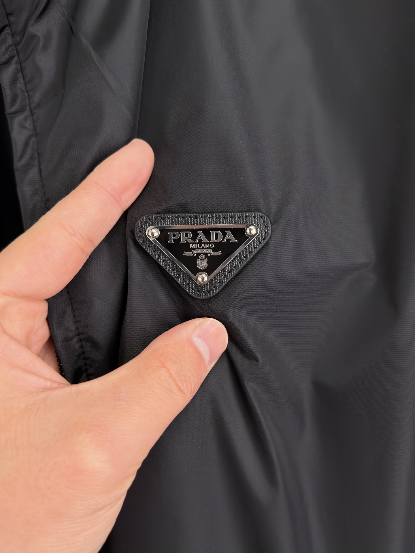 Prada Men's Spring Summer Stand Collar Reversible Jacket - Image 7