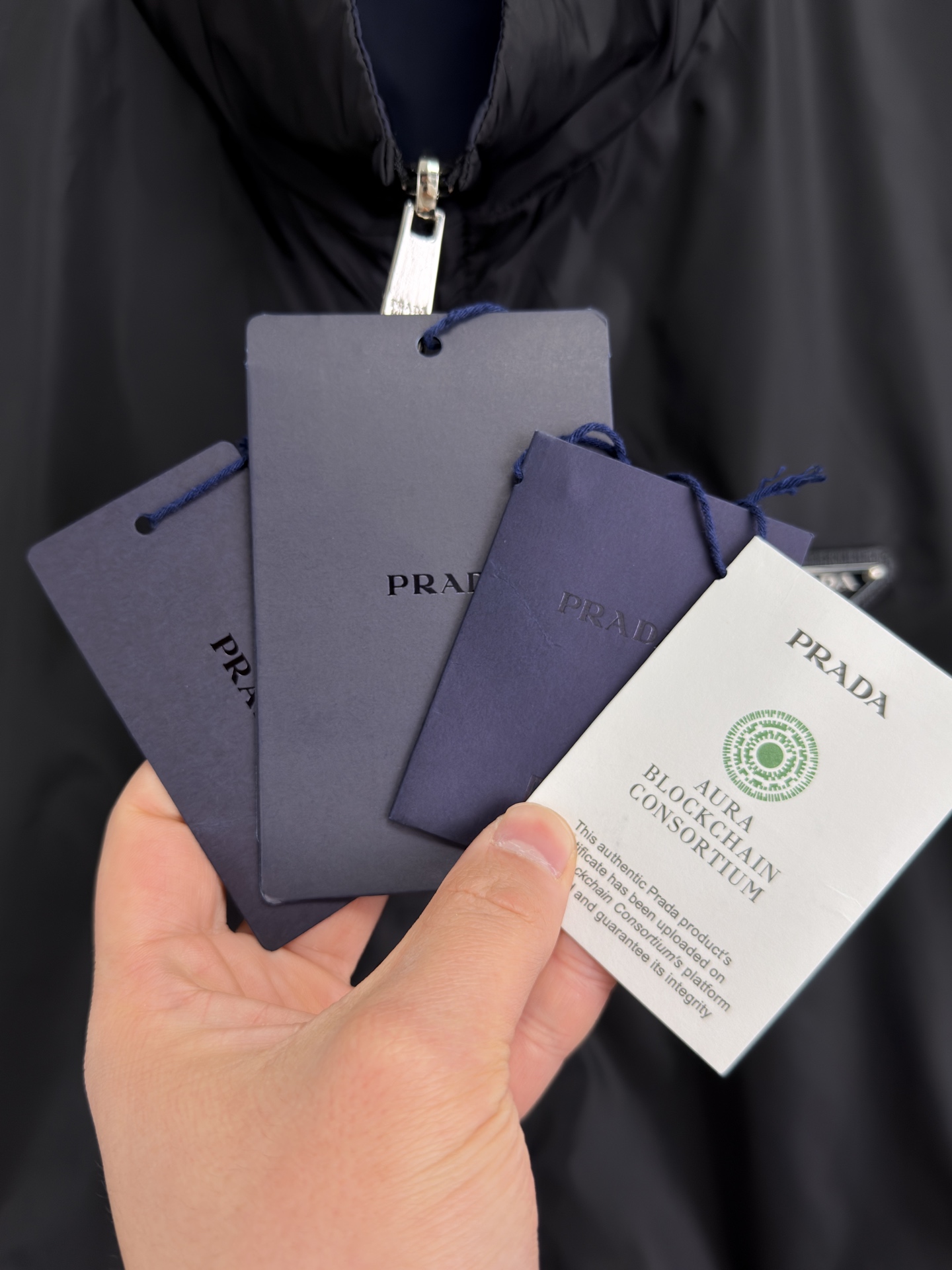 Prada Men's Spring Summer Stand Collar Reversible Jacket - Image 6