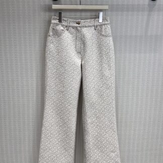 LV 3D Monogram Color-Painted Jeans