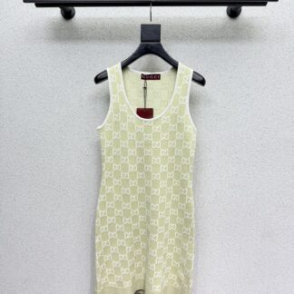 Gucci Knitted Wool Vest Dress