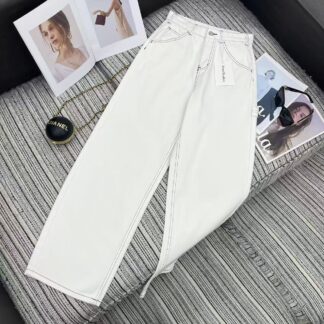 Acne Studios Bow Knot Denim Wide-Leg Pants