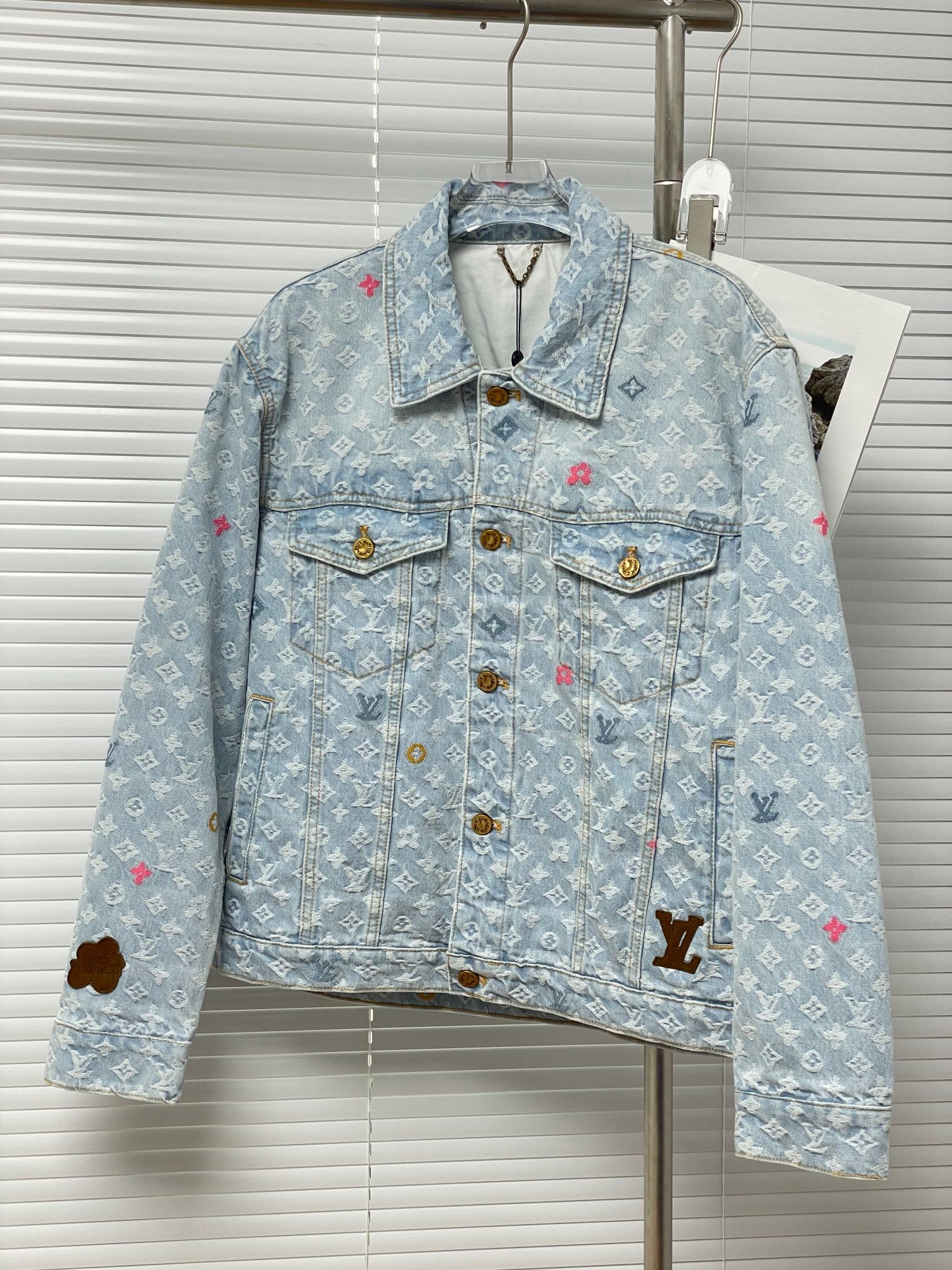Louis Vuitton Tyler The Creator Collaboration Embroidered Denim Jacket