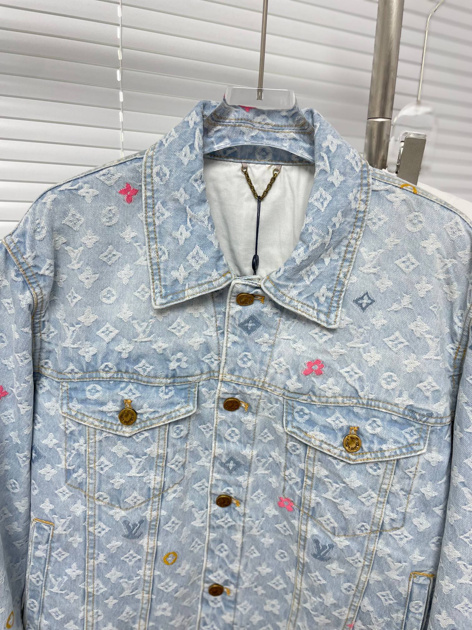 Louis Vuitton Tyler The Creator Collaboration Embroidered Denim Jacket - Image 3