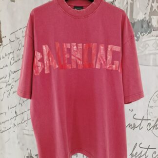 Balenciaga WFP Collaboration Foam Print T-Shirt Dark Grey Unisex