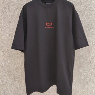 Balenciaga Foam Print T-Shirt Black Unisex