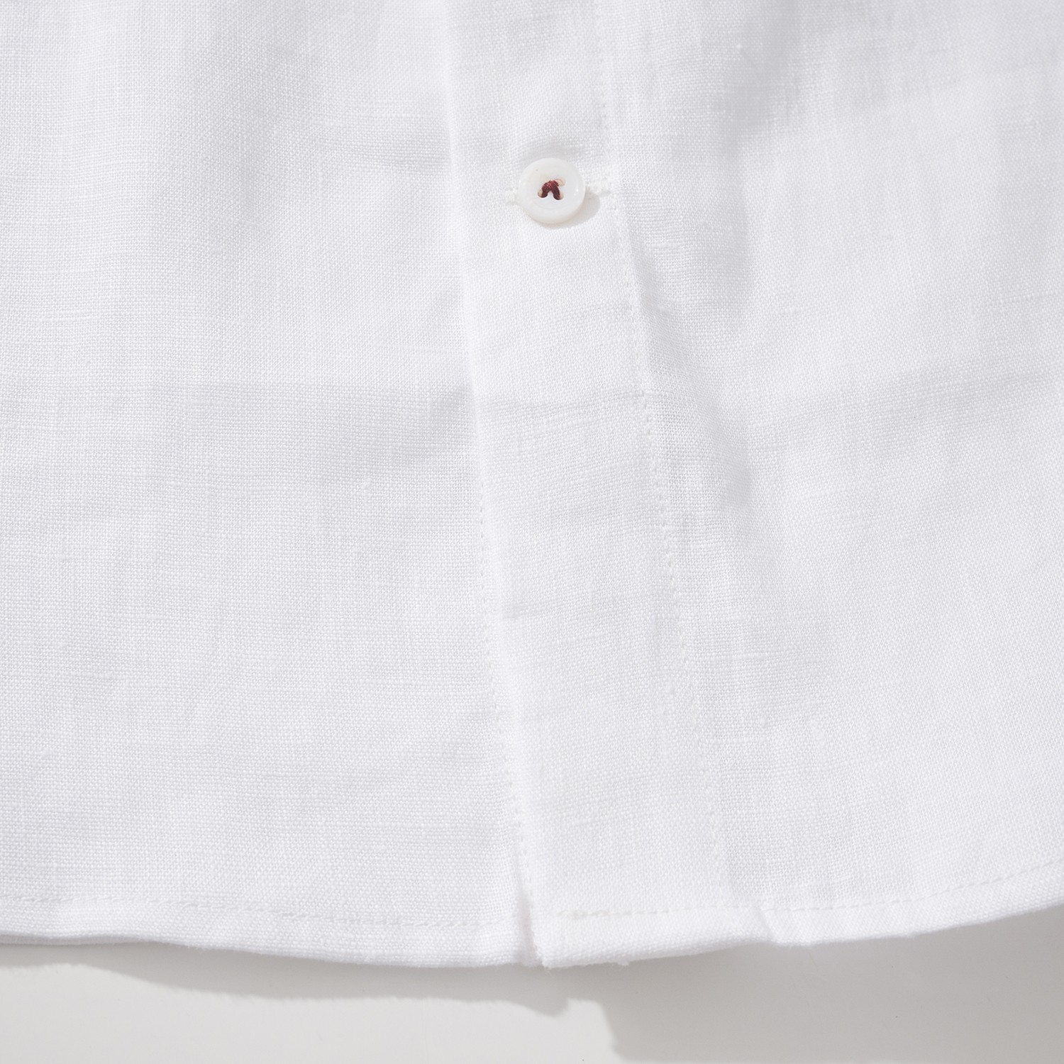 Replica Loro Piana Elia White Linen Shirt For Men - Image 6
