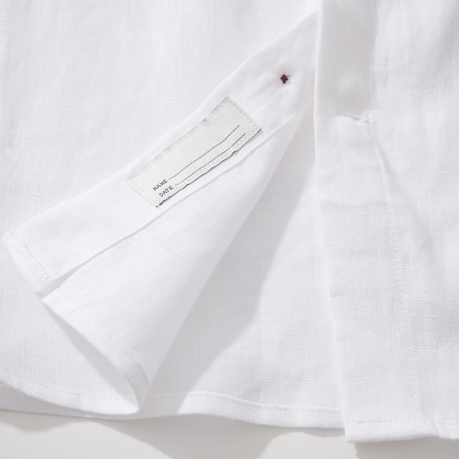 Replica Loro Piana Elia White Linen Shirt For Men - Image 7