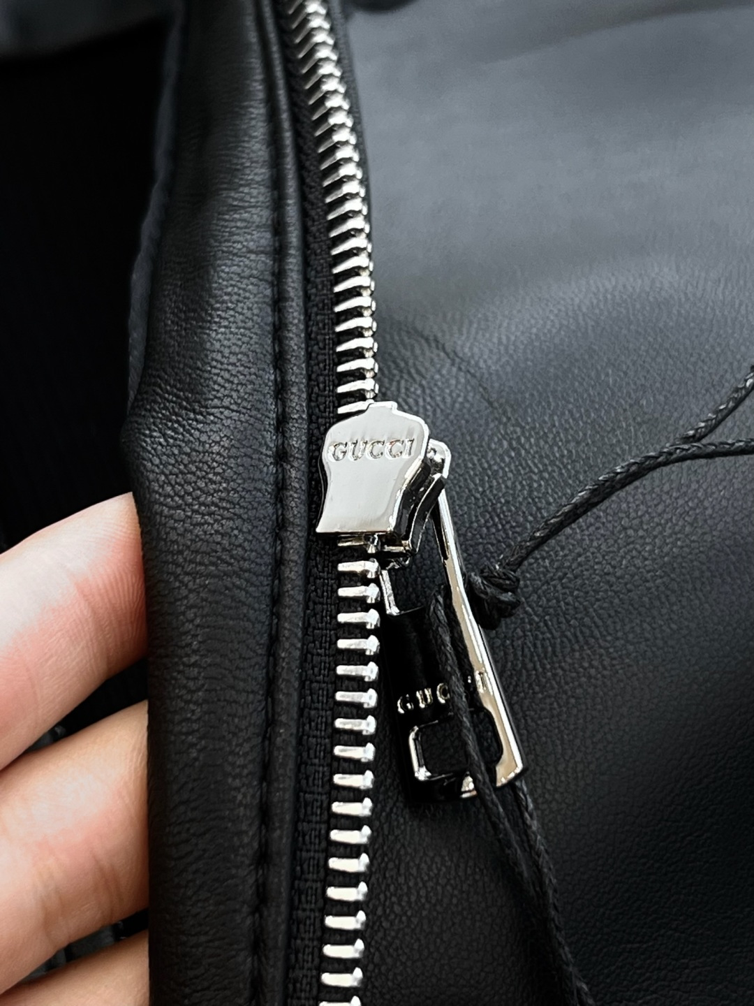 Gucci GG Nappa Leather Pilot Jacket - Image 9