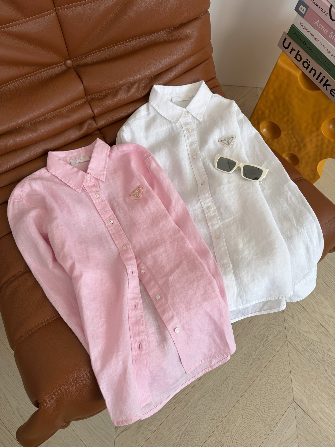 Prada Linen Shirt Detail 1