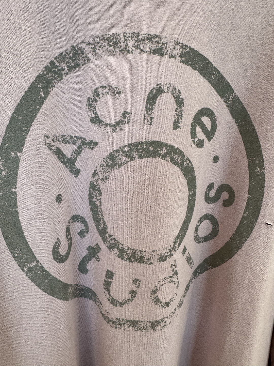 Acne Studios Lilac Purple Two-Piece Illusion Long-Sleeve T-Shirt