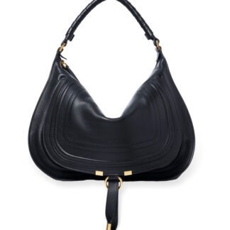 Chloe Marcie Shoulder Bag Black
