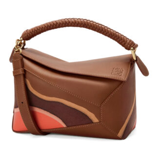 Loewe Small Puzzle Edge Landscape Bag Coffee