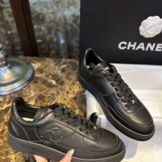 Chanel 23A Black Sneakers For Women