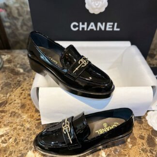 Chanel 24C Long Charm CC Loafers For Women