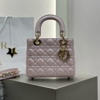 Dior Lady Dior Bag Pearlescent Pink