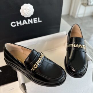 Chanel Bestseller Loafers Black Patent Leather For Women