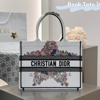 Dioriviera Book Tote Medium Star Floral
