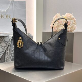 Dior Voyage Bag Medium Wax Calfskin Cannage