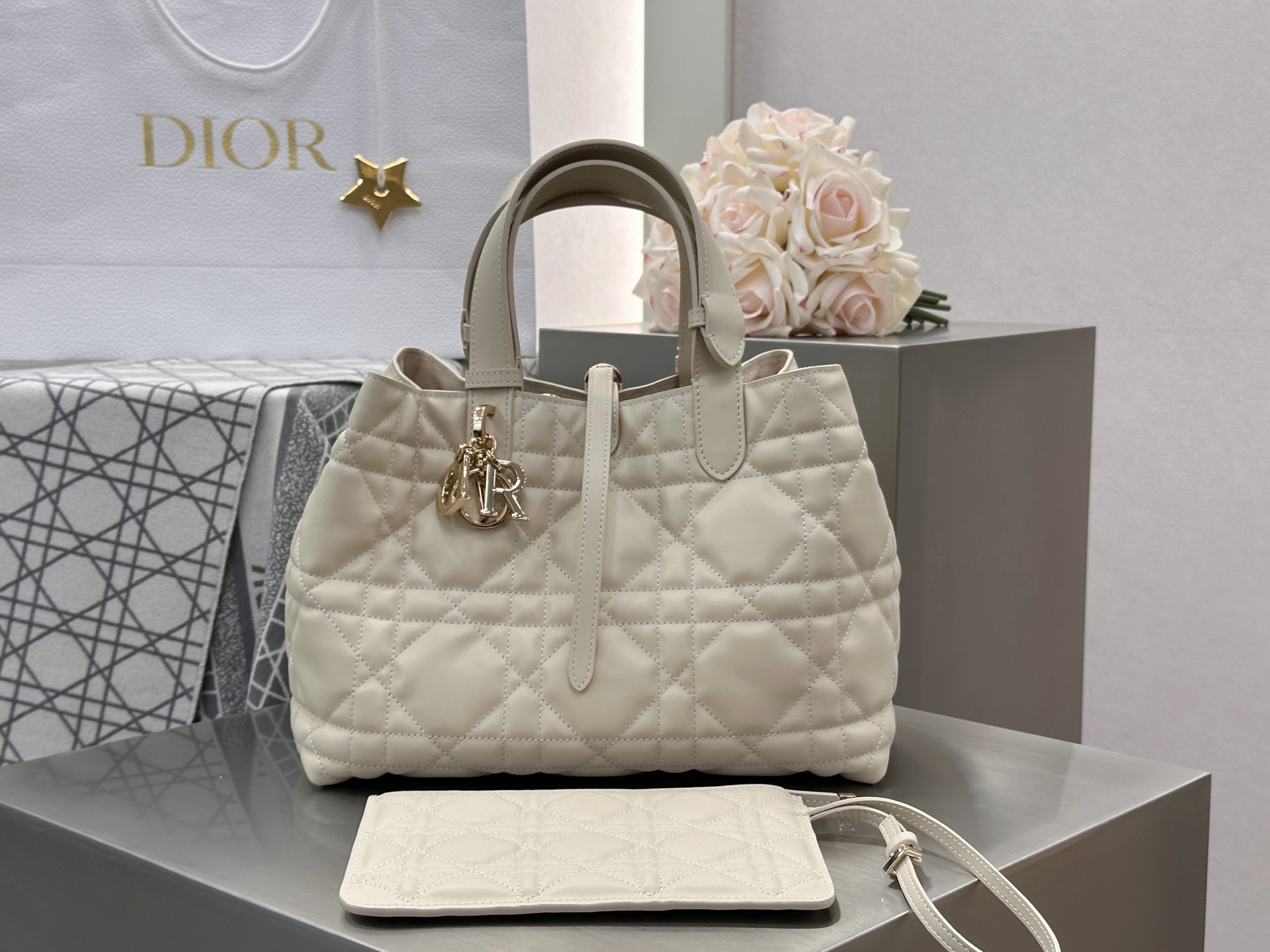 Dior Toujours Bag Medium Beige