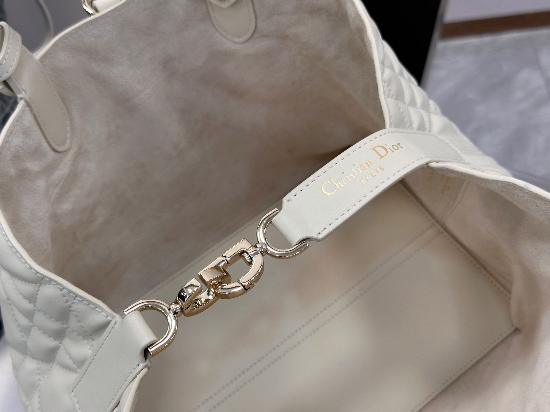 Dior Toujours Bag Medium Beige - Image 8