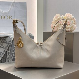 Dior Voyage Bag Medium Cannage Calfskin