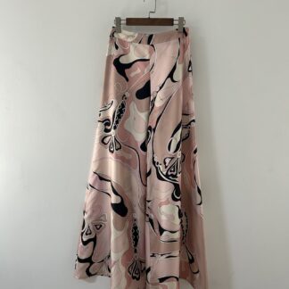 Replica Pucci Stella Print Silk Wide Leg Trousers For Women