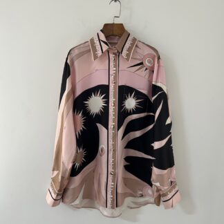 Replica Pucci Stella Print Silk Shirt For Women
