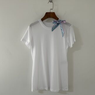 Replica Pucci Ribbon Round Neck T-Shirt For Women