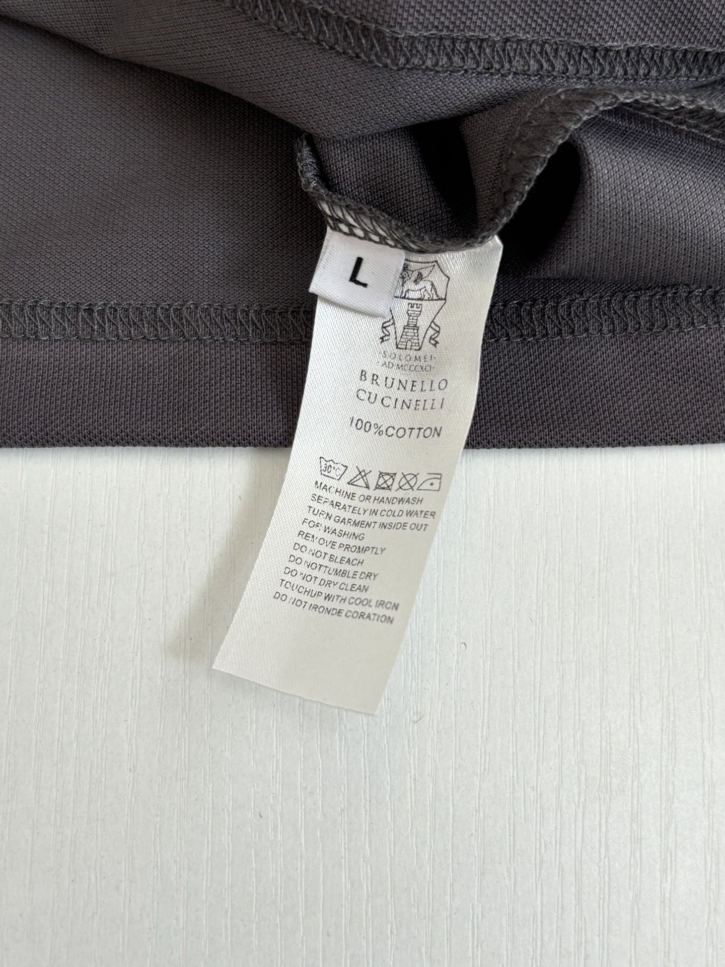 Brunello Cucinelli BC Logo Polo Shirt Terracotta V2 - Image 7