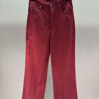 Replica Miu Miu Wine Red Vest Set For Women