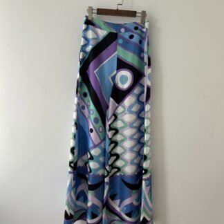 Replica Pucci Silk Wide Leg Trousers For Women
