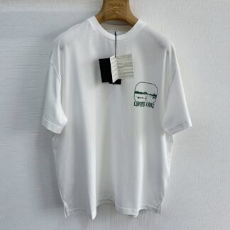 Prada Print Round Neck T-Shirt